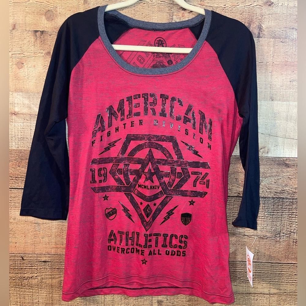 American Fighter 3/4 Sleeve Raglan Shirt